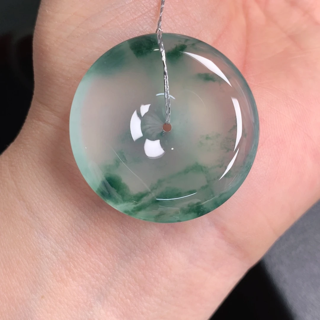 颈饰未镶嵌翡翠天然翡翠