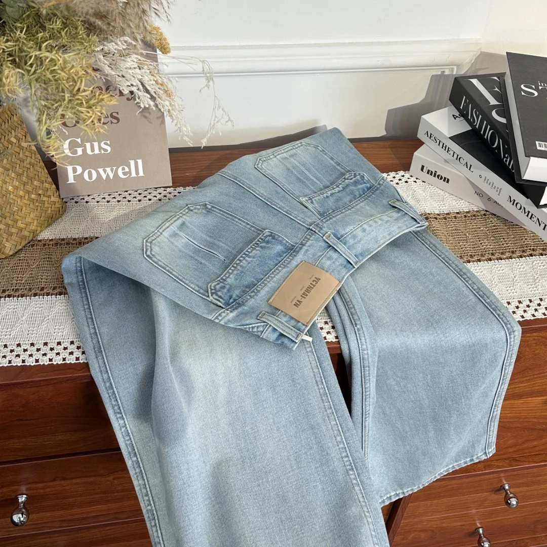 【运险+莱赛尔】夏季超薄牛仔裤女窄版弯刀裤显腿长显高时尚洋气