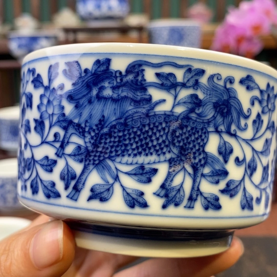 慎静斋麒麟直筒杯