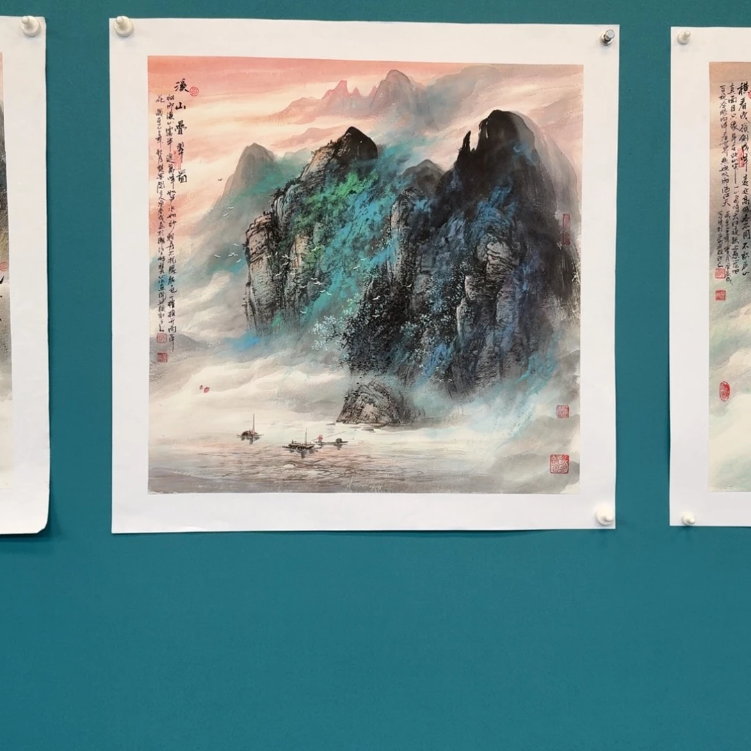 国画资春成老师四尺整张68*68