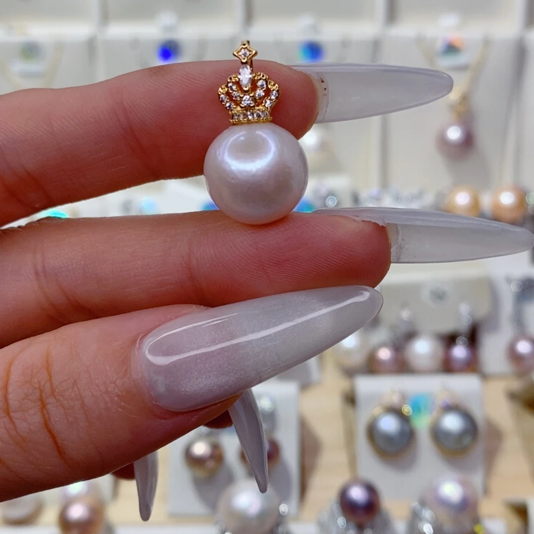 淡水珍珠未镶嵌吊坠(赠链)