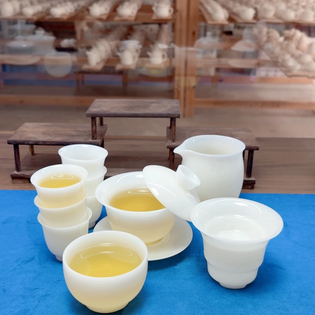 璞玉冰种玉瓷茶具工厂