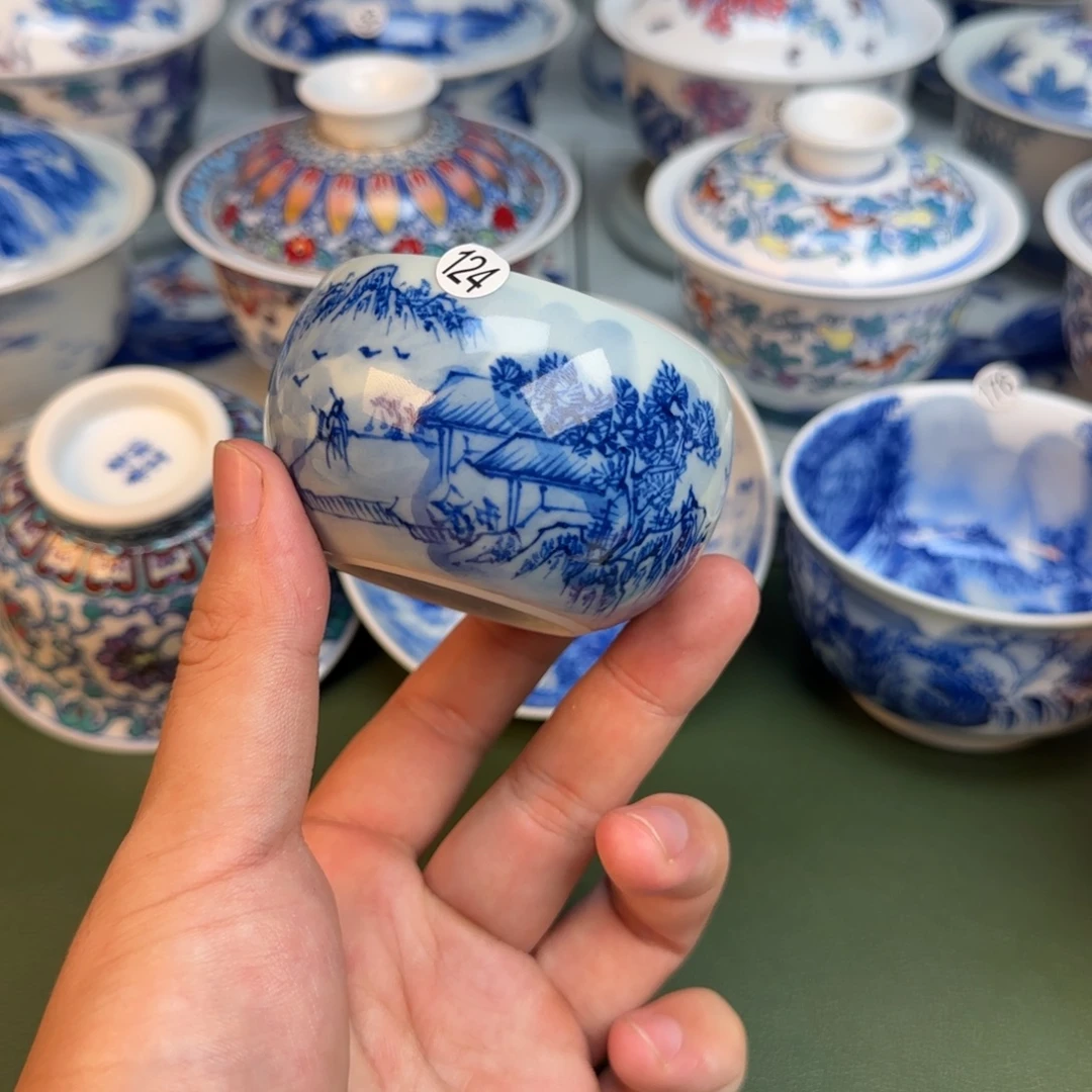 彦祖纯手工手绘茶具124