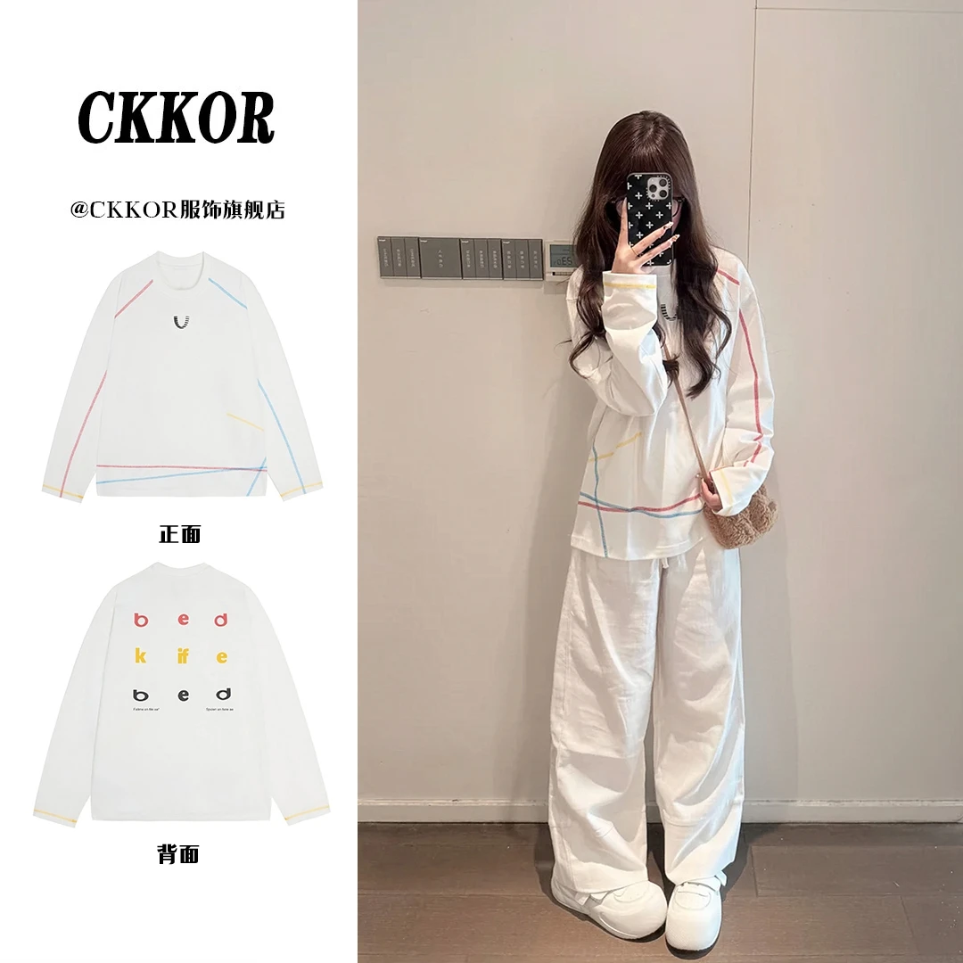 CKKOR户外运动风时尚防晒速干衣男女夏季薄款舒适宽松透气上衣服