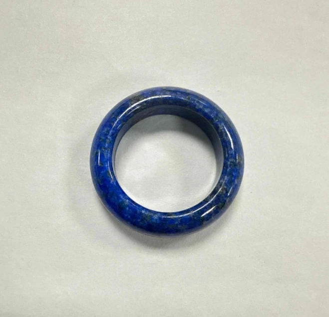 天然青金石素戒圈