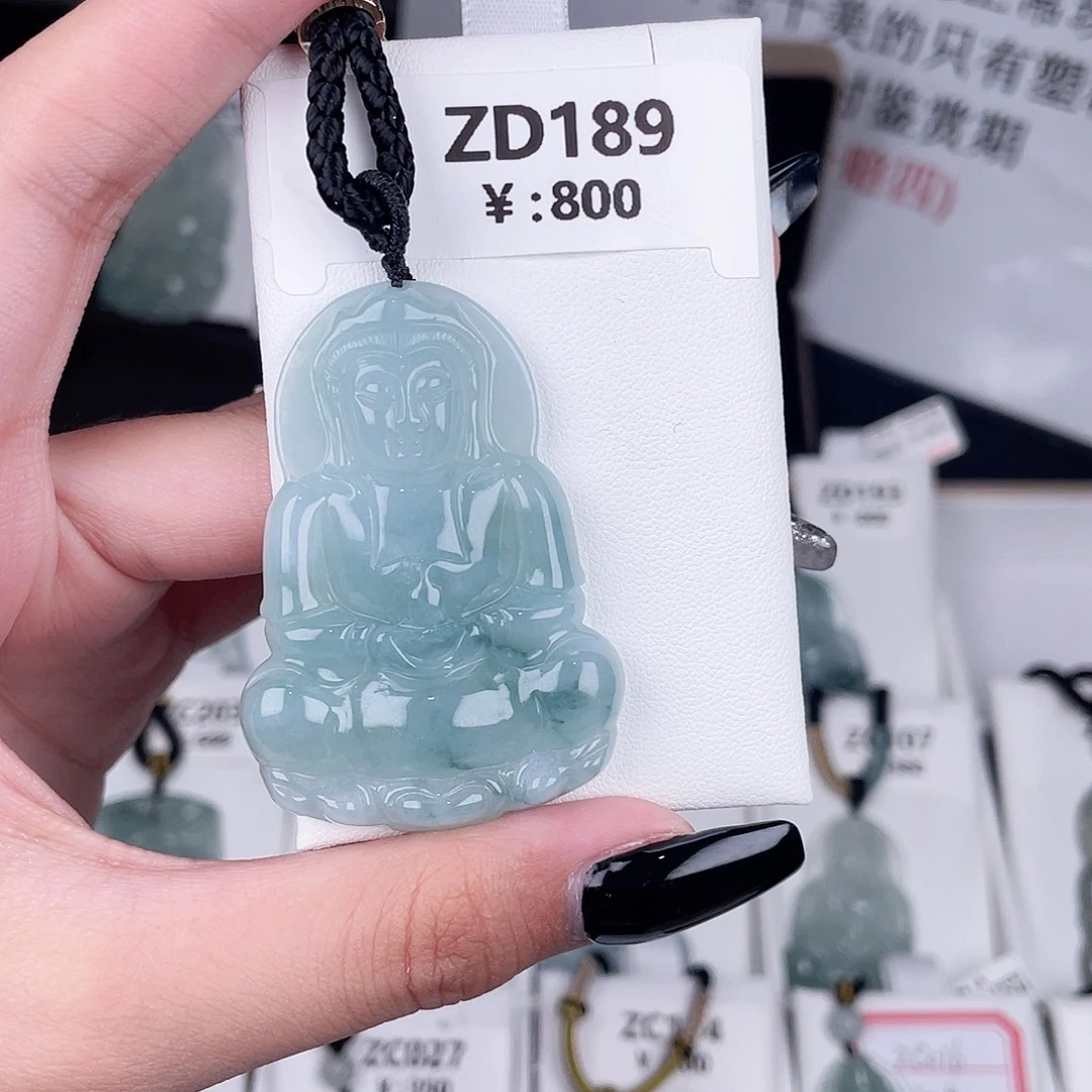 翡翠未镶嵌颈饰ZD18