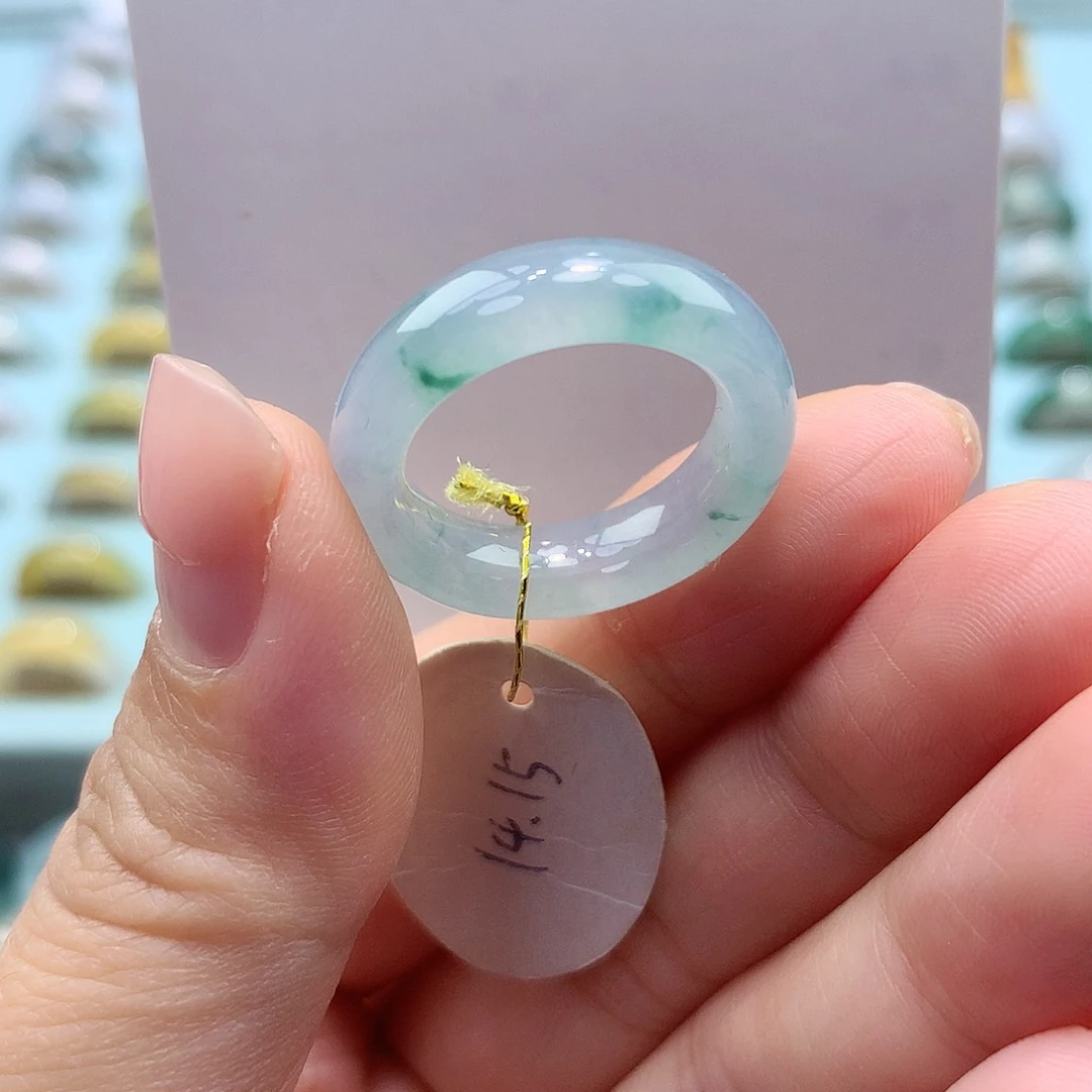 未镶嵌戒指翡翠1415圈