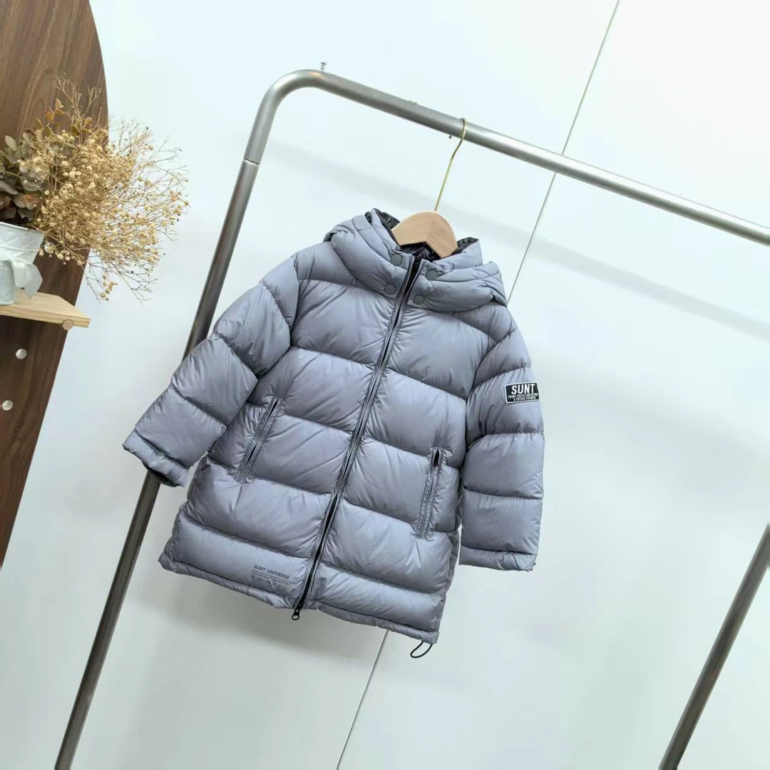 【4098A】浅灰色羽绒服A8-9