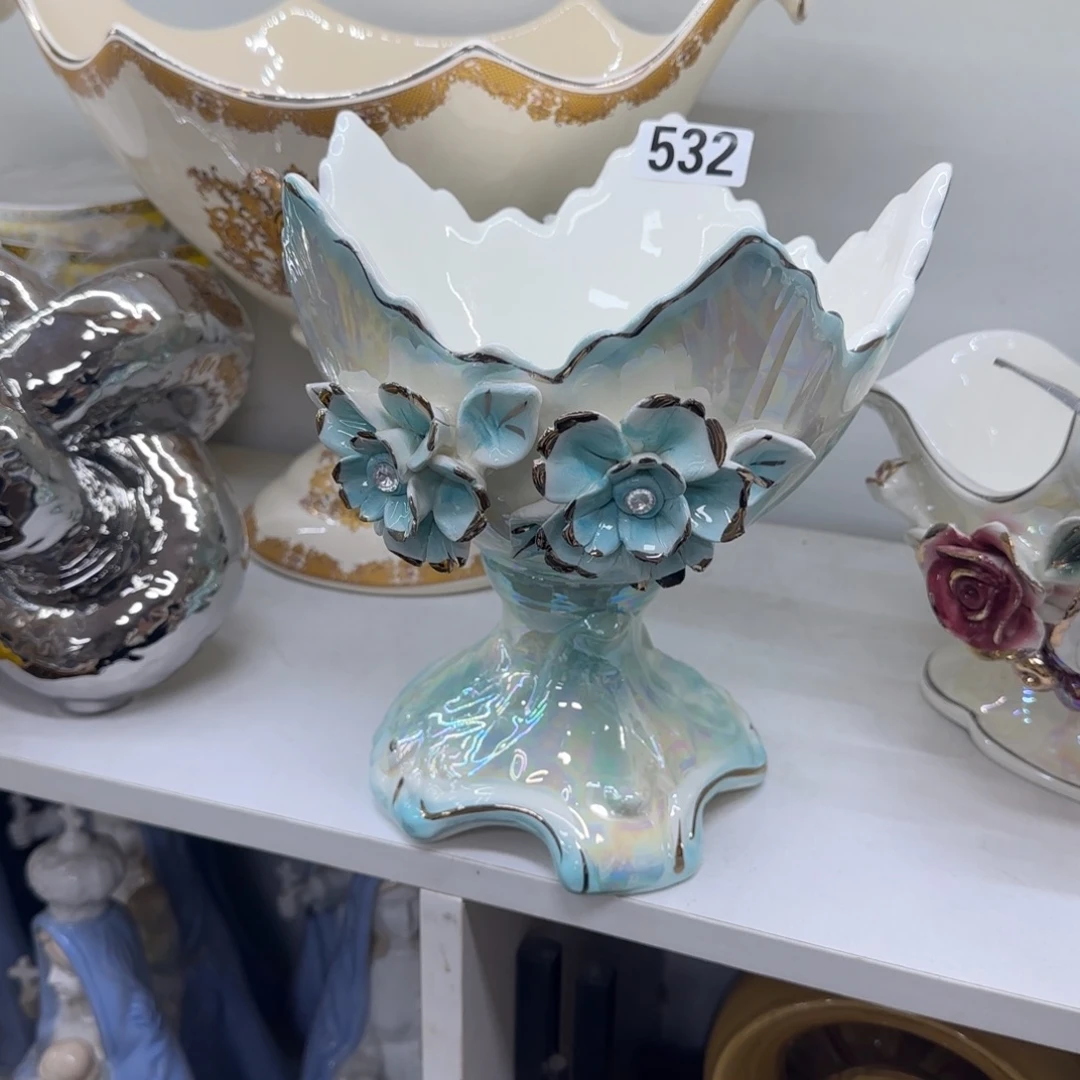 瓷片陶瓷工艺花瓶摆件