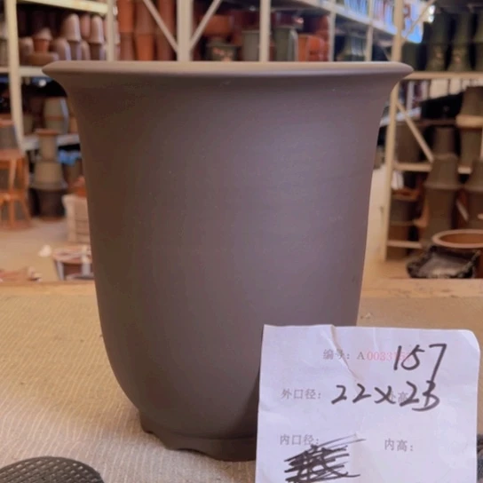 紫砂花盆紫紫砂盆