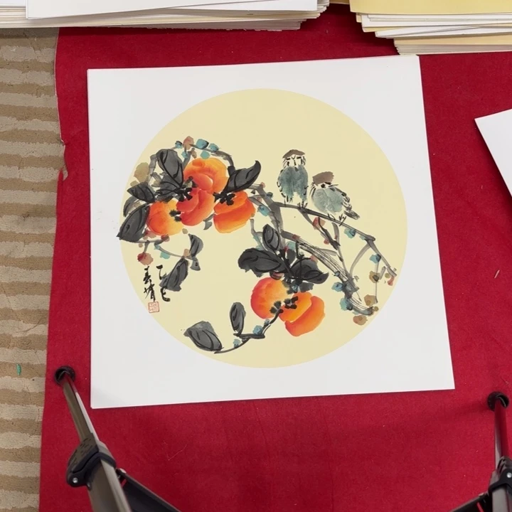 国画花鸟等多种形式