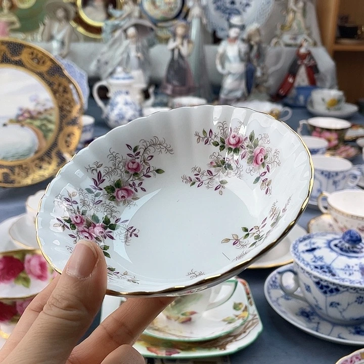 中古欧瓷瓷器小房子