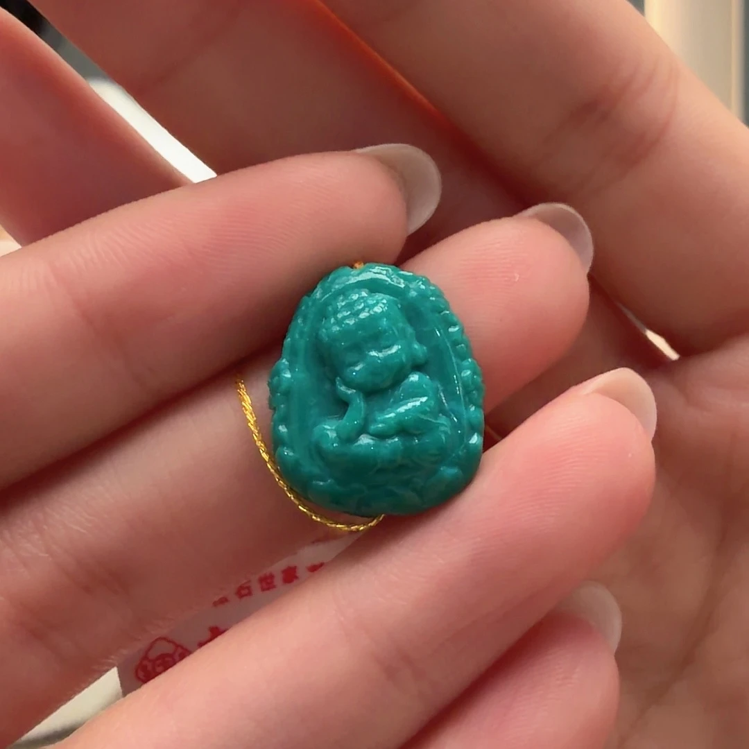 绿松石未镶嵌颈饰