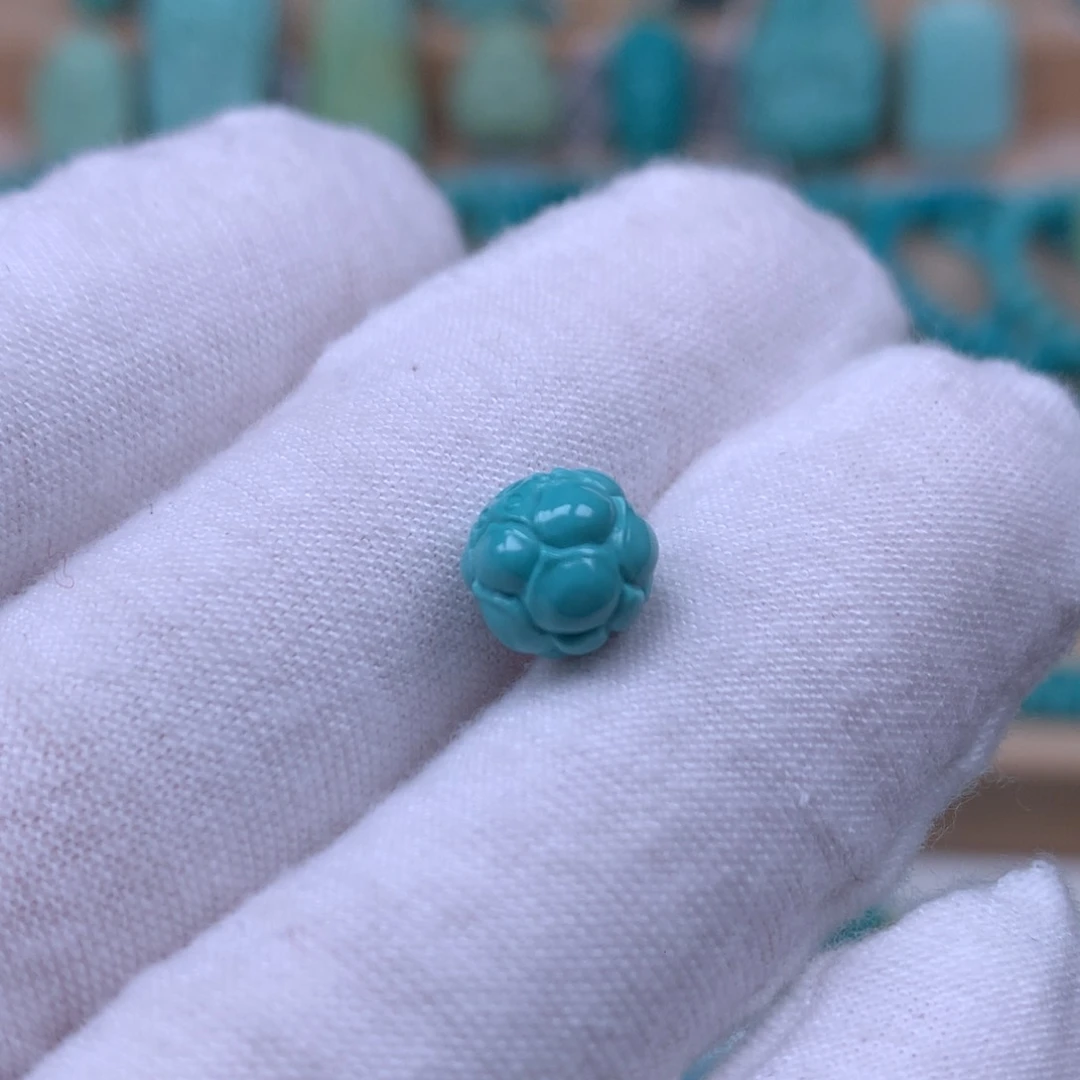 绿松石精品配饰直径8.3mm未镶嵌D****e