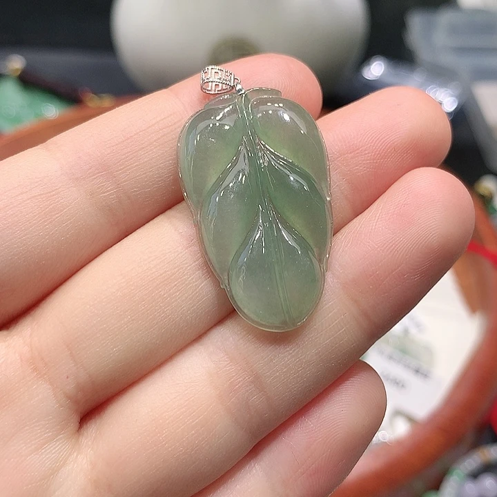 颈饰未镶嵌翡翠缅甸天然翡翠