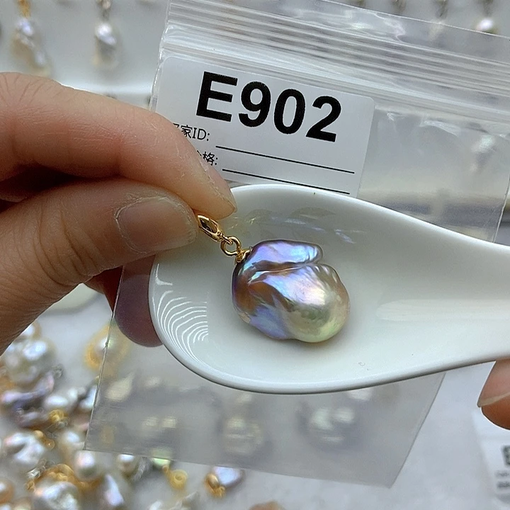 淡水珍珠颈饰银S925镶嵌