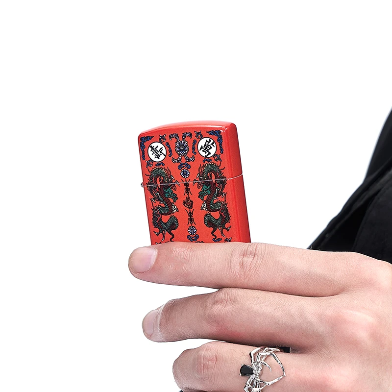 TSHOMX【万寿无疆】七夕送男友老公情人节礼物创意设计防风煤打火机