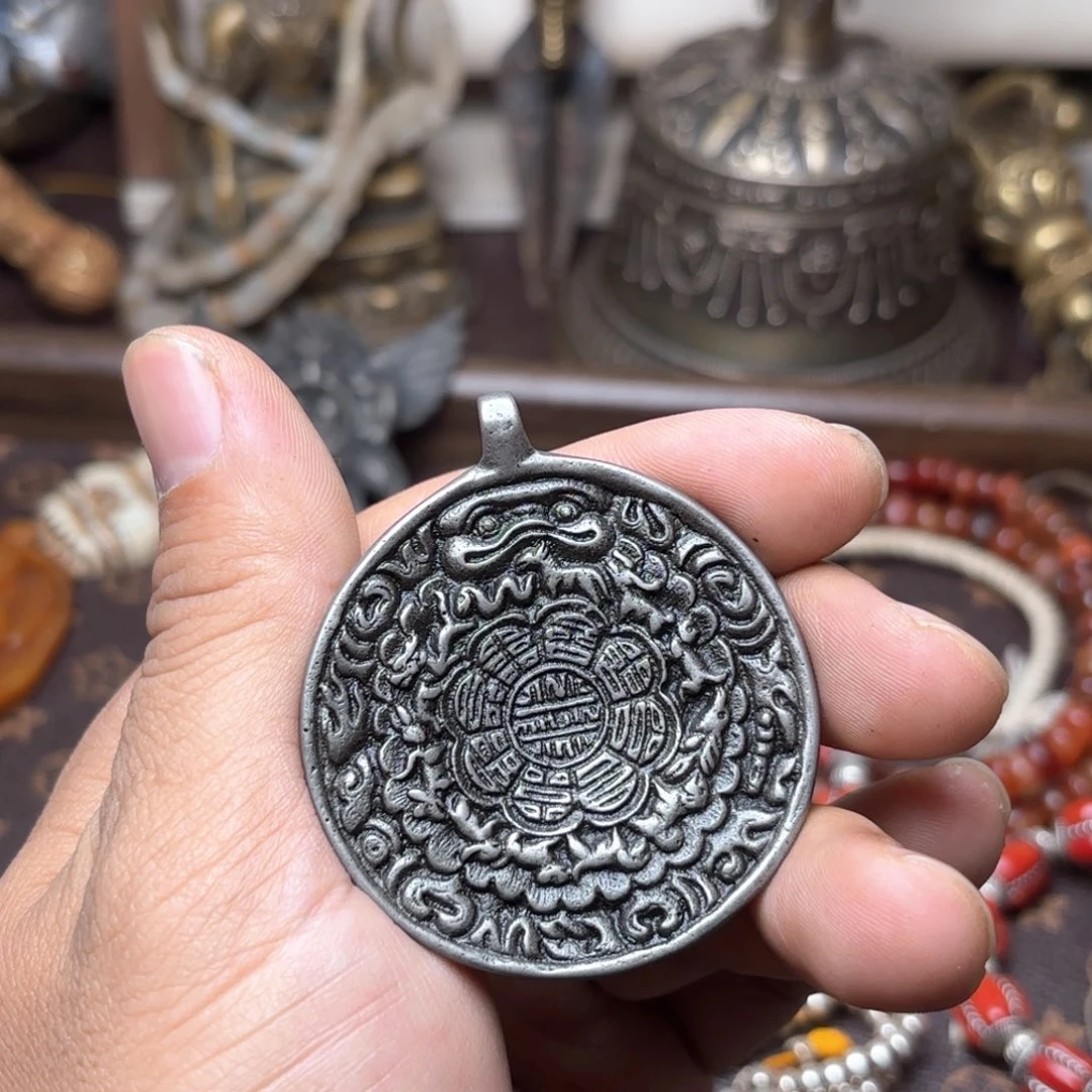 铜星月菩提挂件菩提