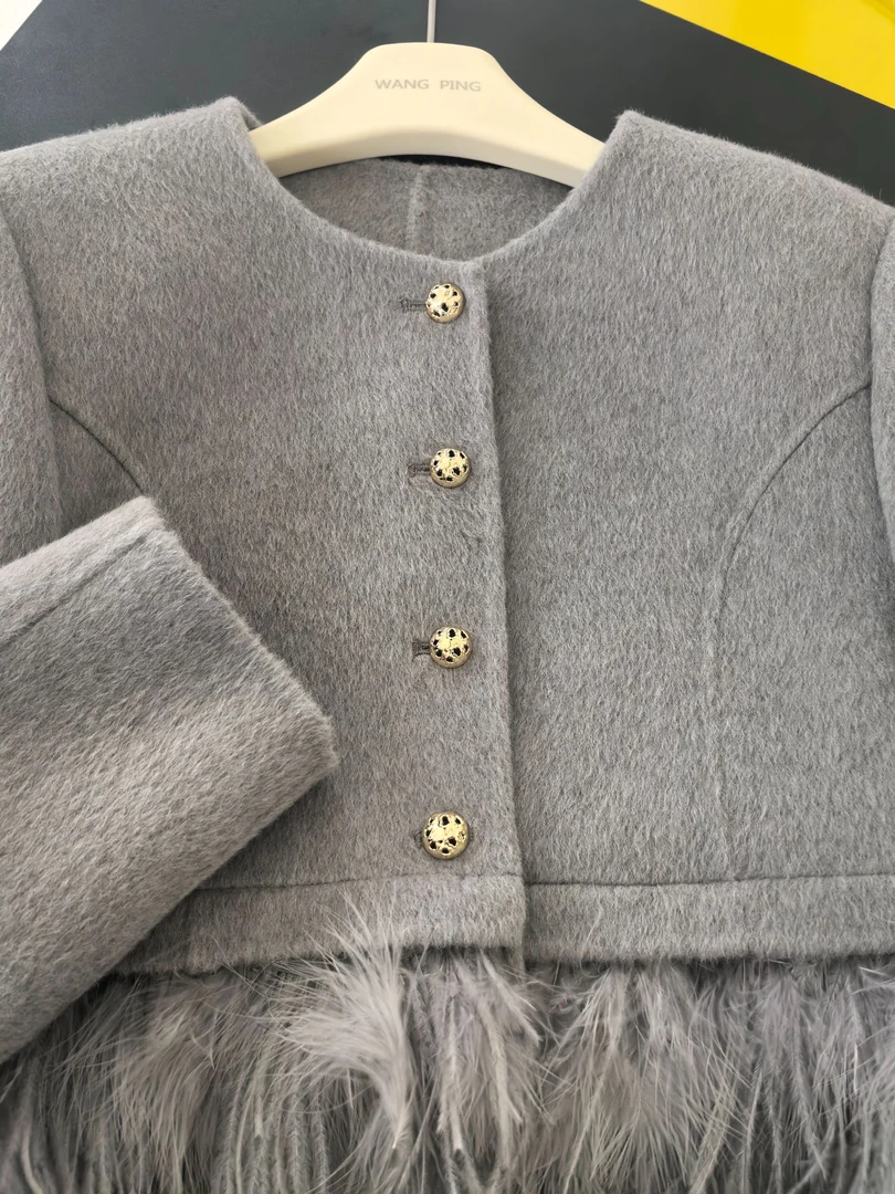 冬千金风春小香风直筒型秋季修身型毛针织衫春季秋