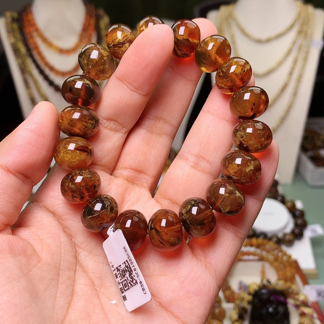 琥珀未镶嵌裸石潜力股蜜蜡14-39