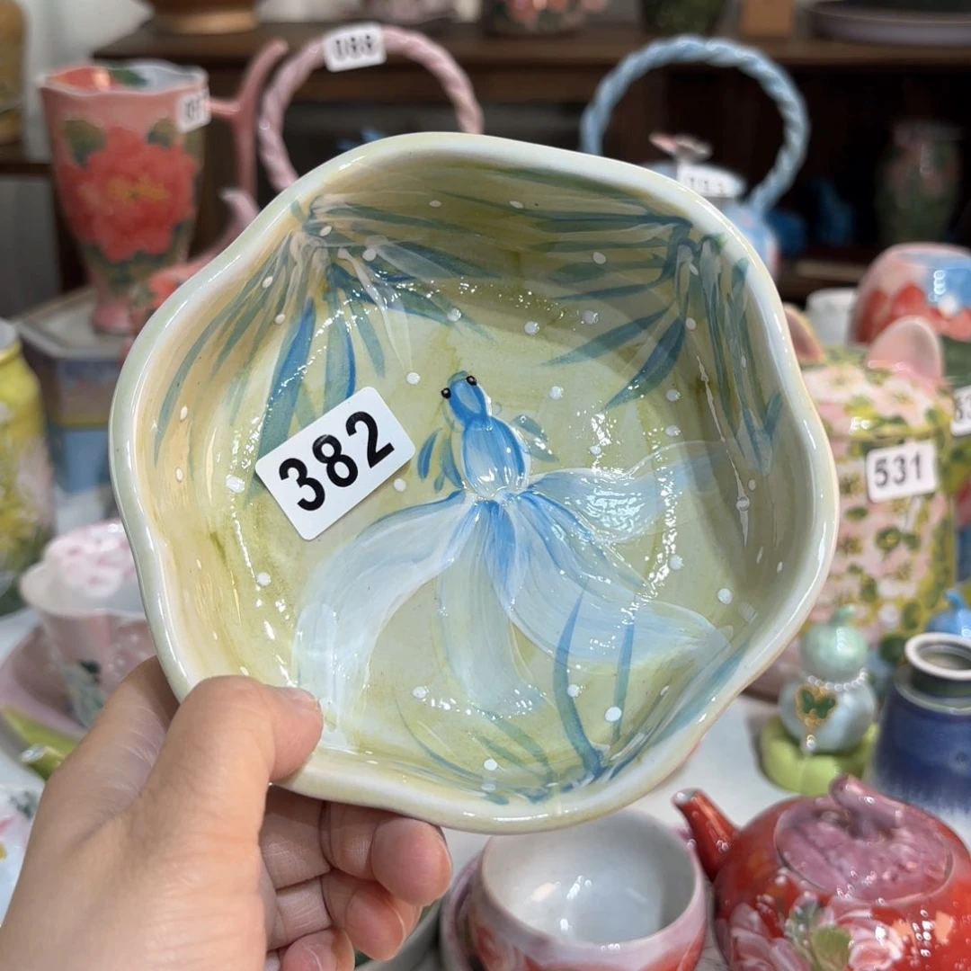 景德镇手绘高温釉下彩陶瓷茶具