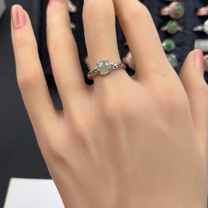 翡翠未镶嵌戒指翡翠戒面