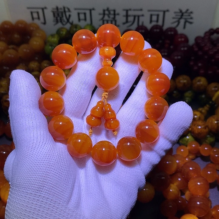 手串/手链松木（琥珀木）1.6 包浆高货