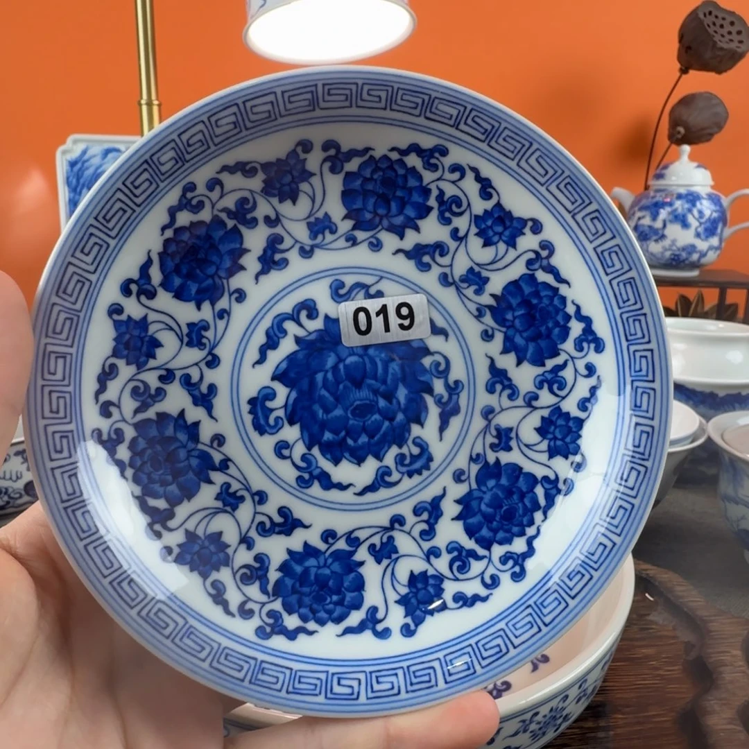 瓷片景德镇手绘青花茶器019