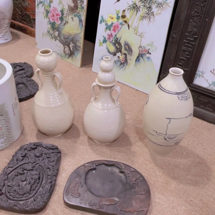 瓷器摆件瓷板画紫砂壶