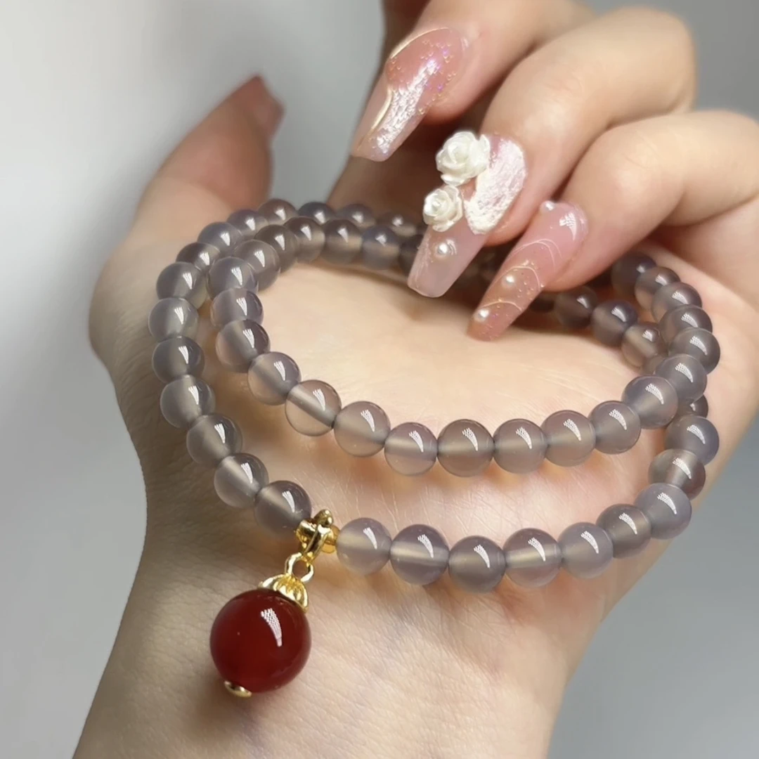 双圈气质圆珠女士饰品