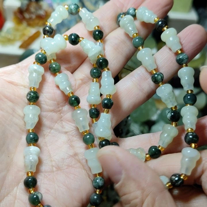 岫玉未镶嵌链子链子链子