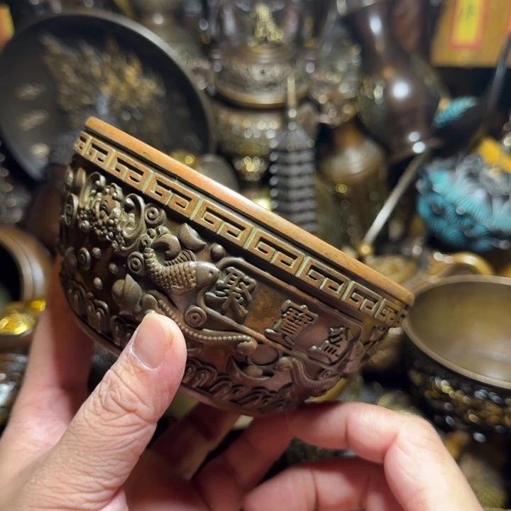 铜器摆件收收藏藏
