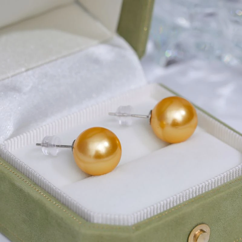 黛森伊 合金耳饰 女日韩耳钉气质镶嵌百搭素款精致强光