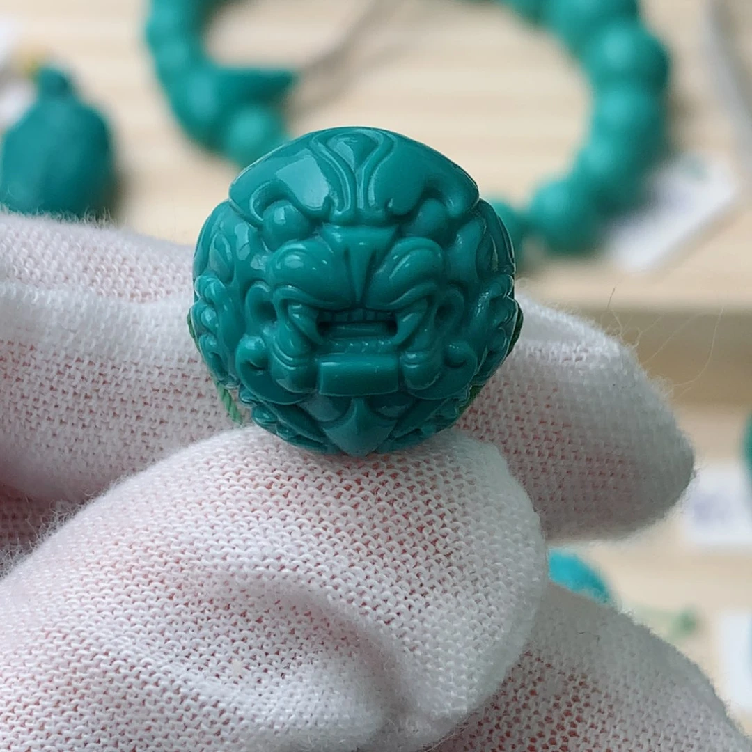 绿松石珠宝奇石合金绿松石