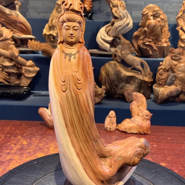 柏木（崖柏）根雕摆件