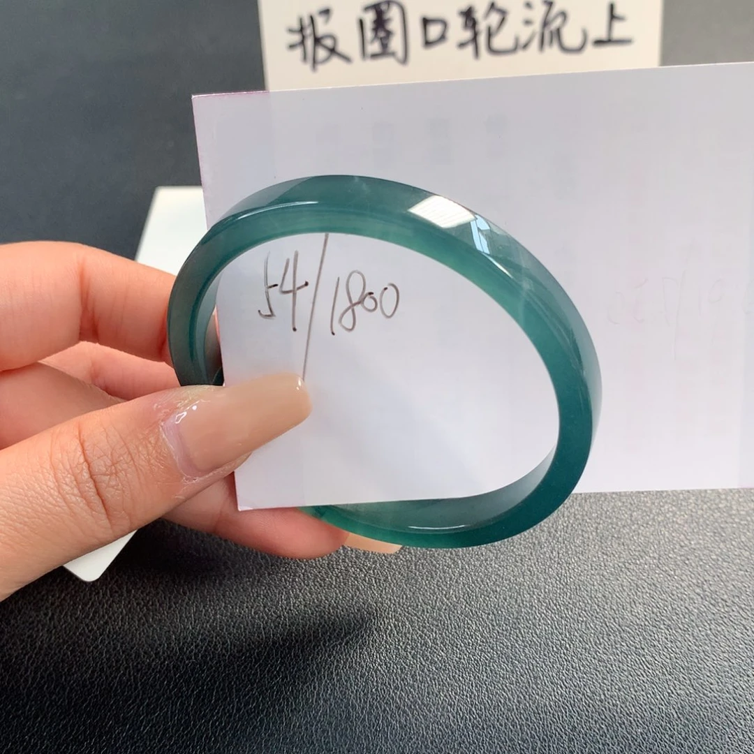 翡翠未镶嵌手镯天然翡翠