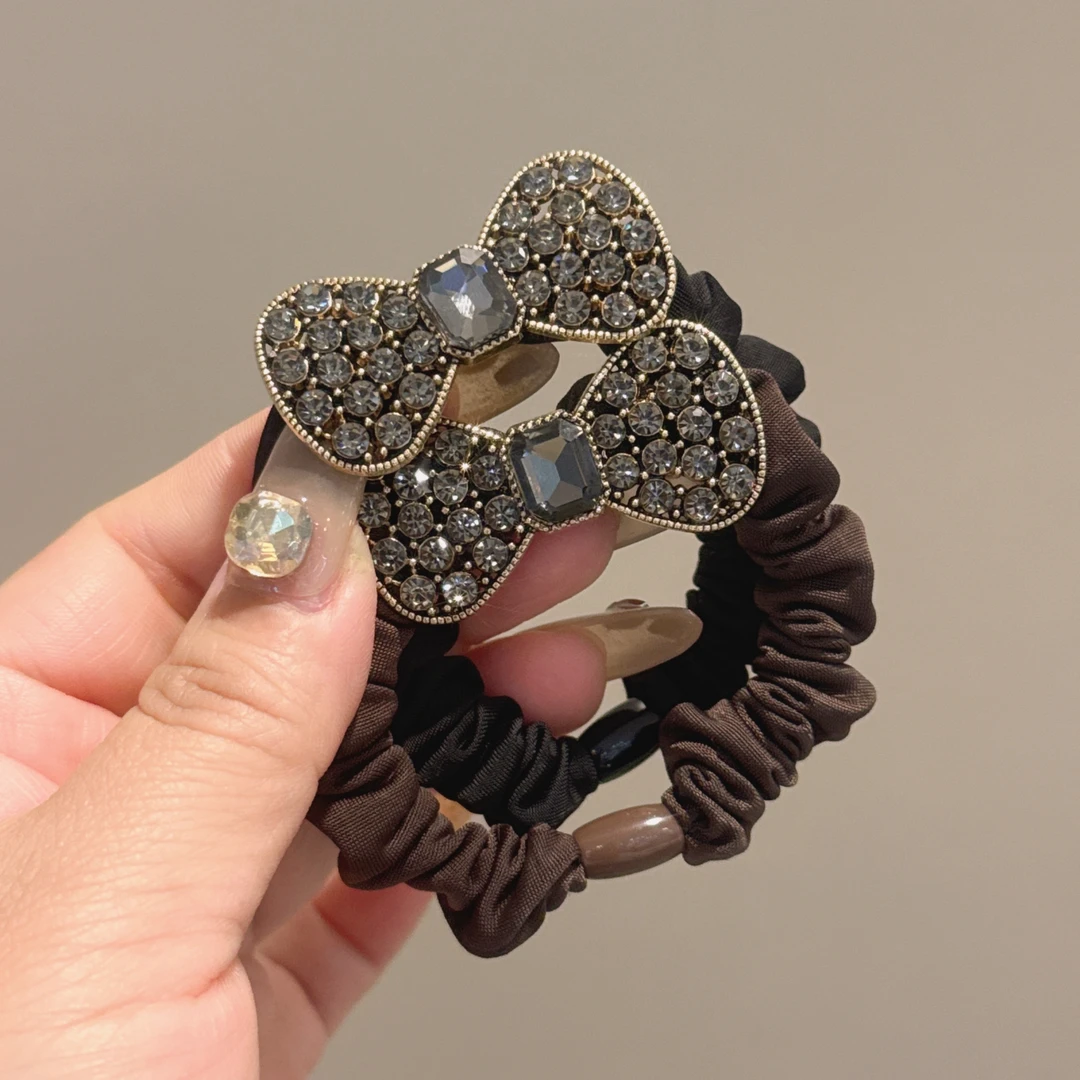 日韩高颜值气质扎头发蝴蝶结头绳发绳洋气发圈简约橡皮筋头饰品