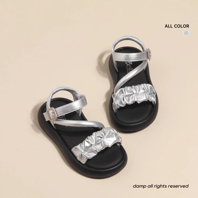 ABC女童凉鞋夏款2025新款儿童鞋子夏季鞋女宝宝公主鞋软底小女孩