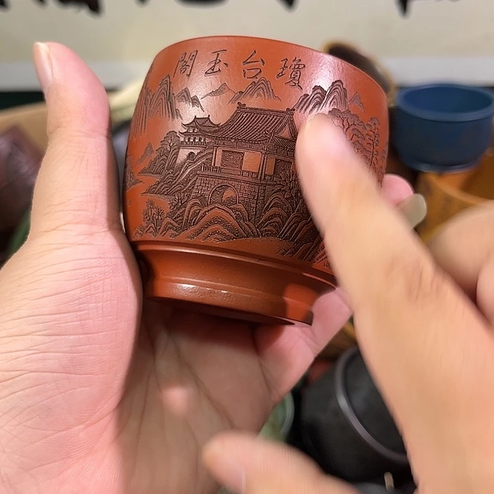 茶杯紫砂全手工紫砂主人杯