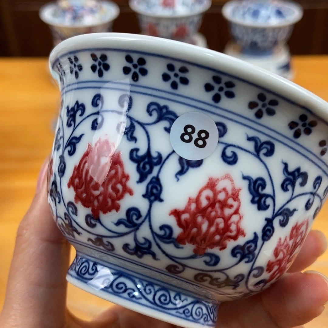 手绘现代茶具非古董