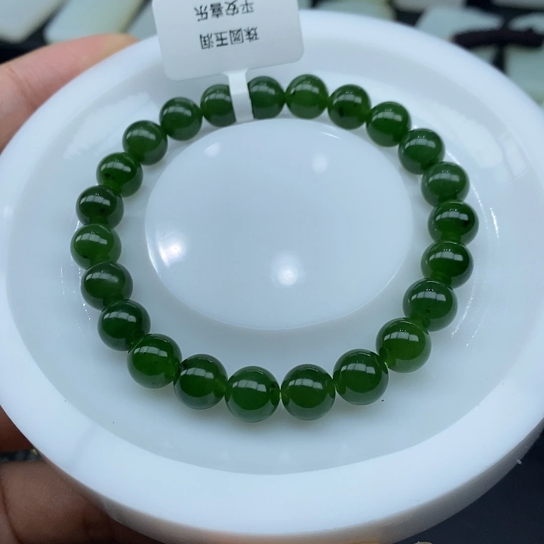 和田玉（碧玉）未镶嵌手链