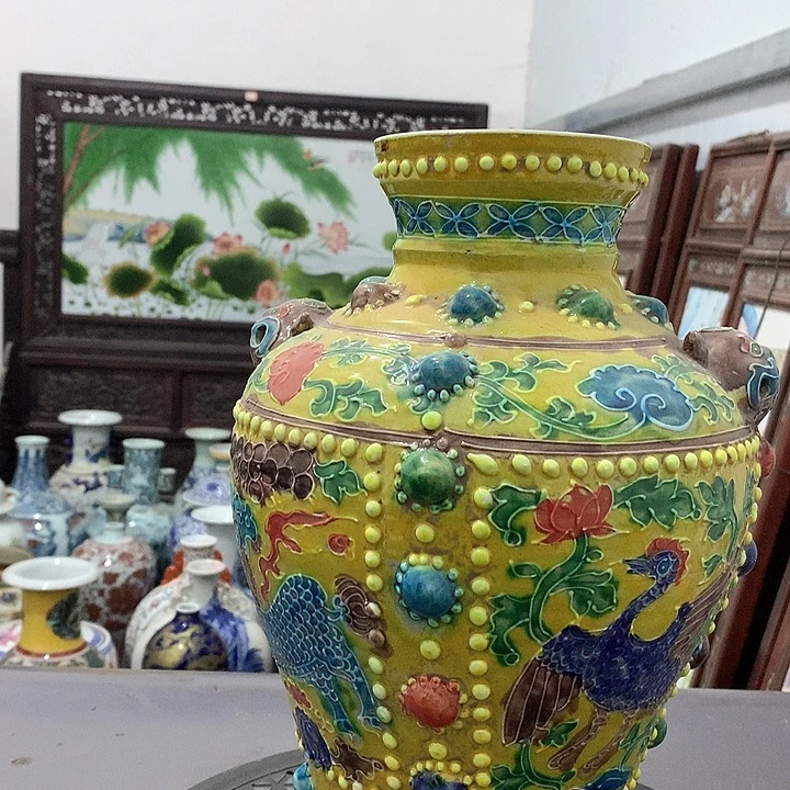 摆件陶博古架陶瓷摆件