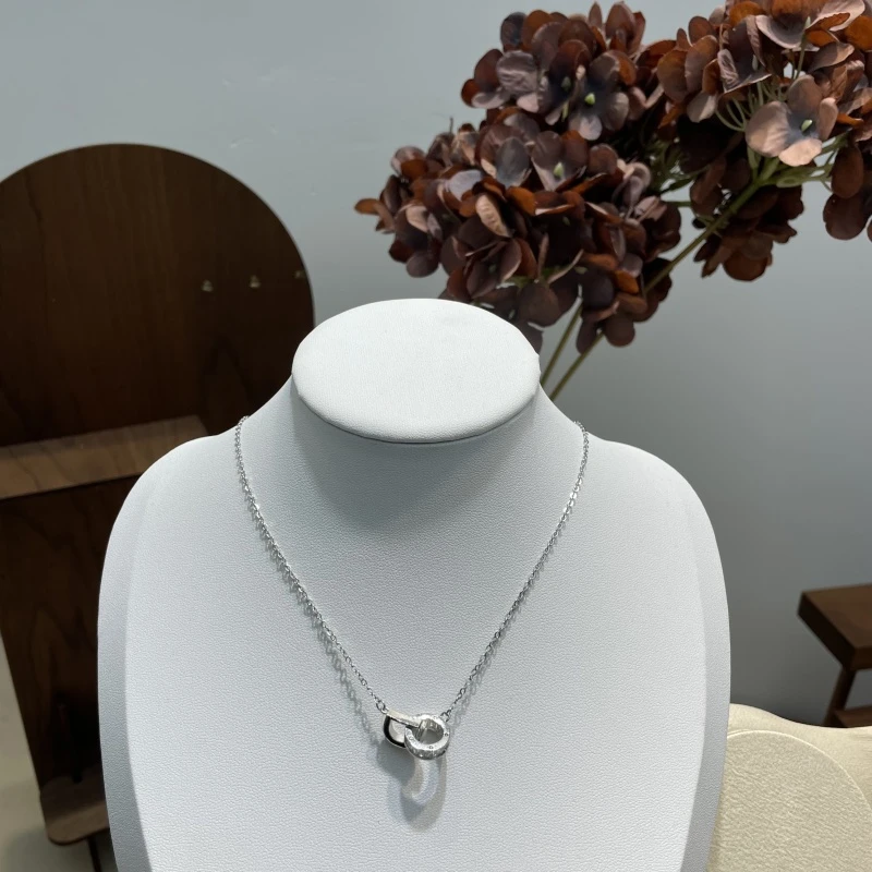 铜合金项链 3093环环相扣项链