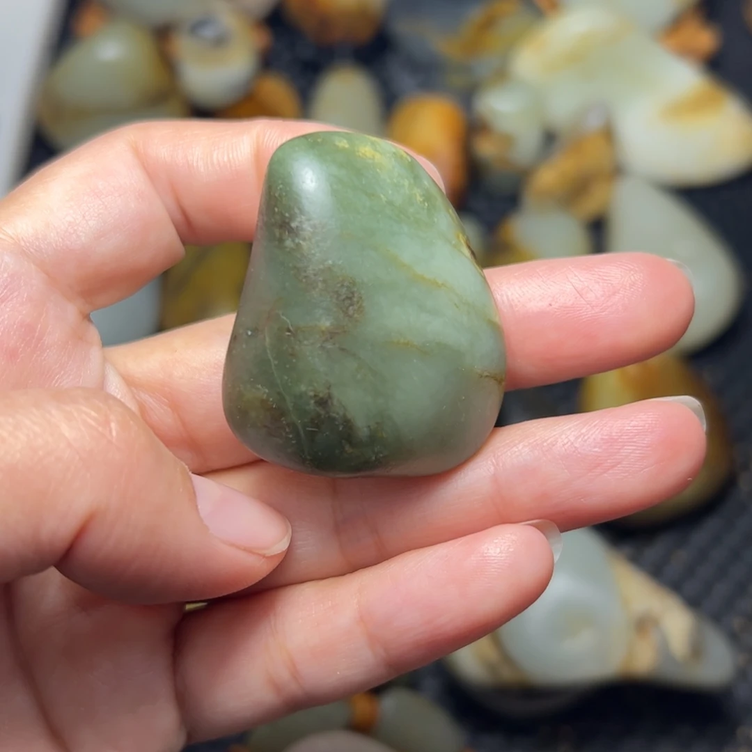 和田玉未镶嵌挂件23