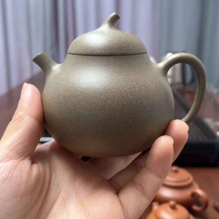 茶壶紫砂原矿青段茄瓜