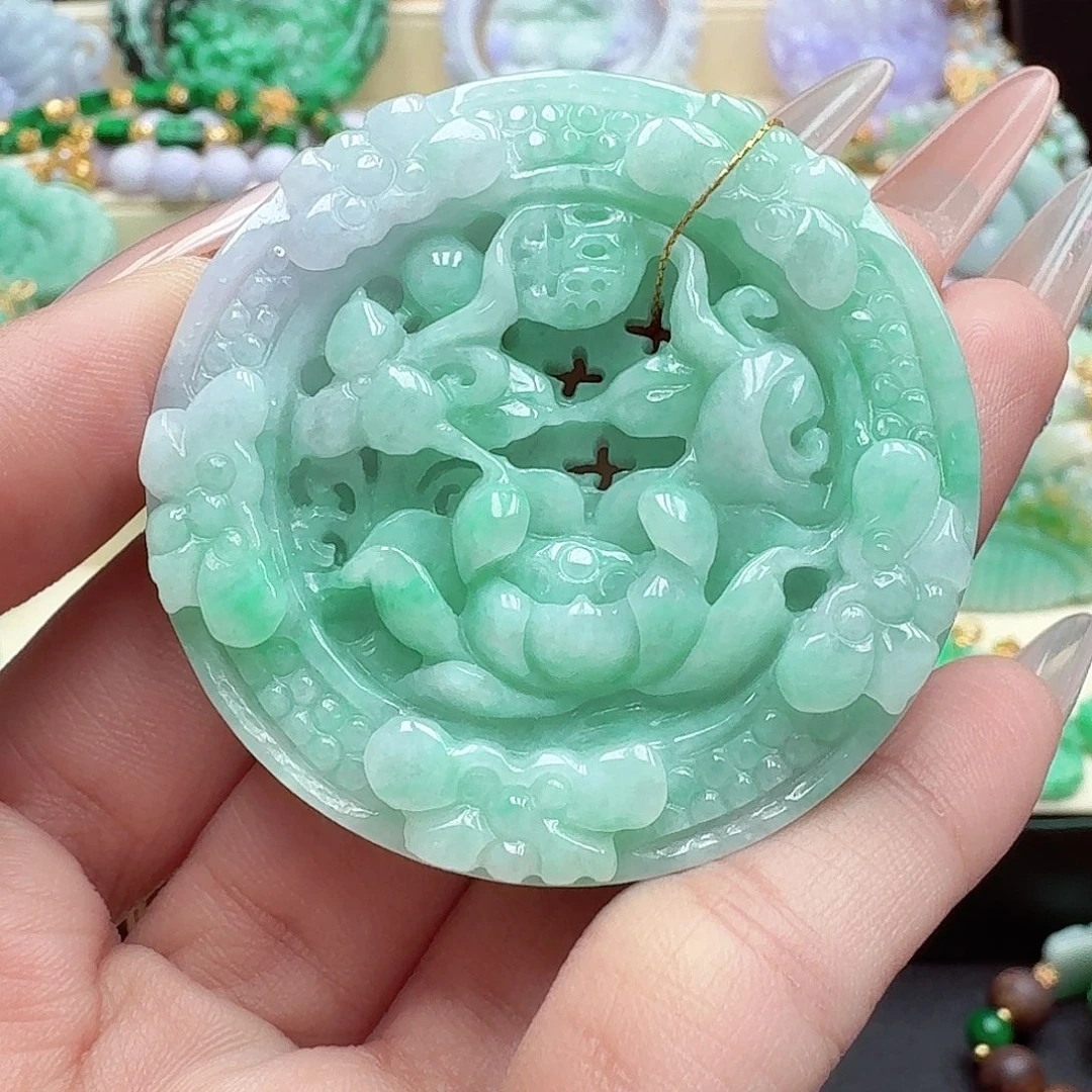 颈饰未镶嵌翡翠翡翠吊坠