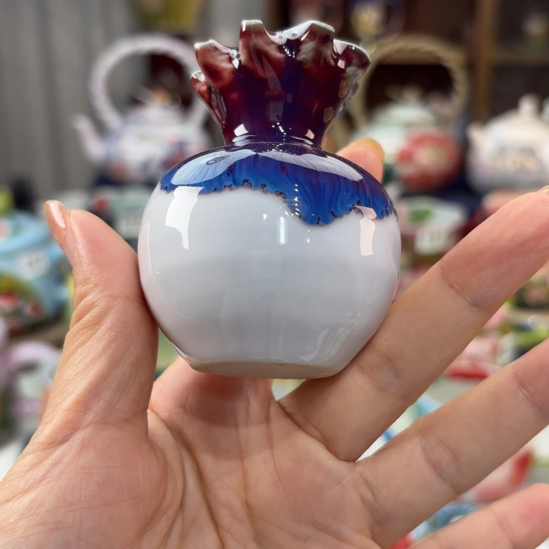 瓷片景德镇手绘高温釉下彩陶瓷茶具
