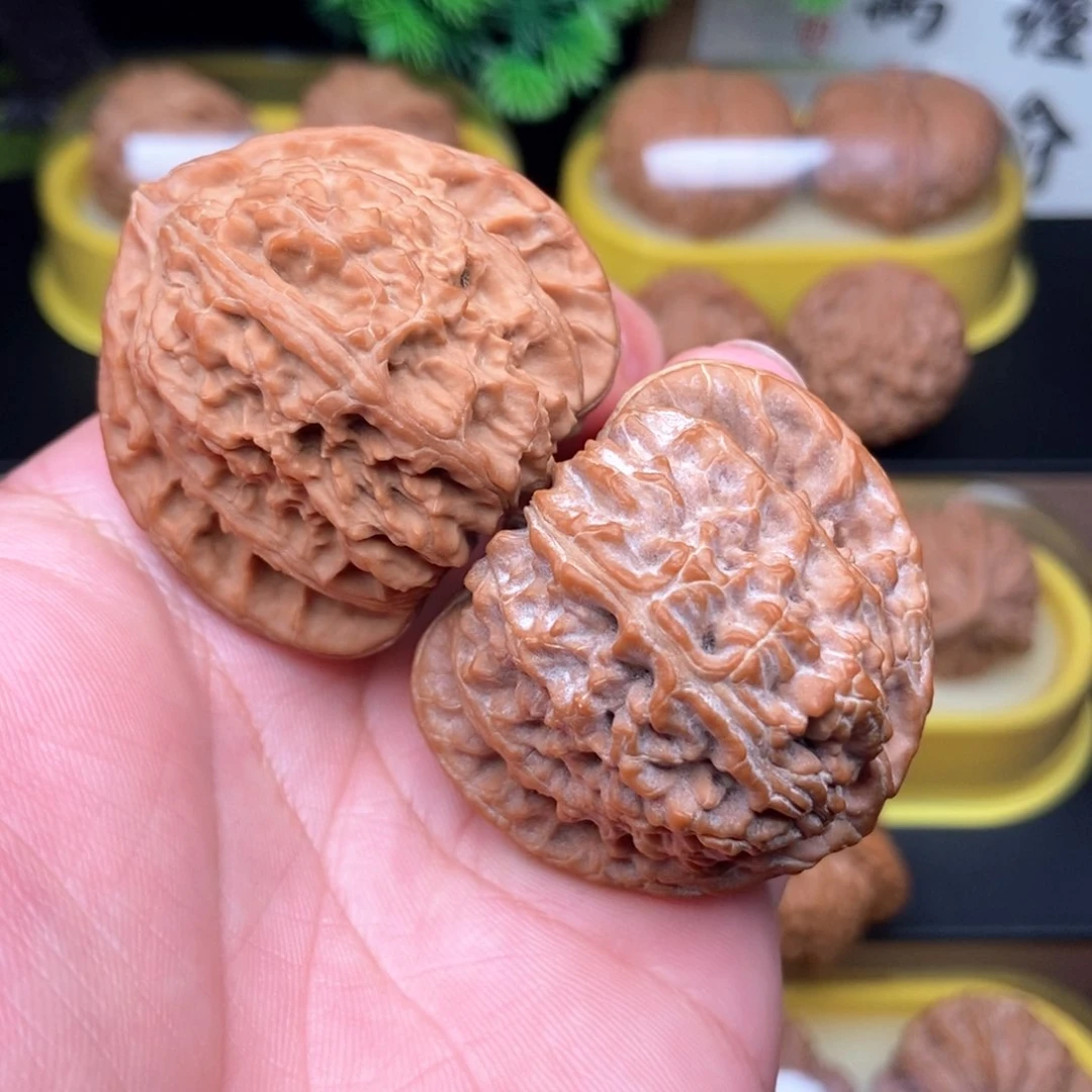 吊坠文玩核桃43全品三角白