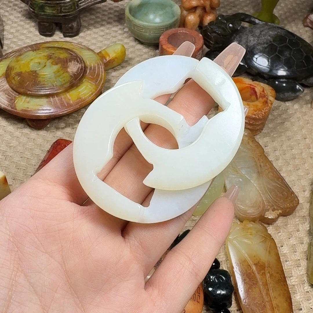 白玉菩提吊坠挂件