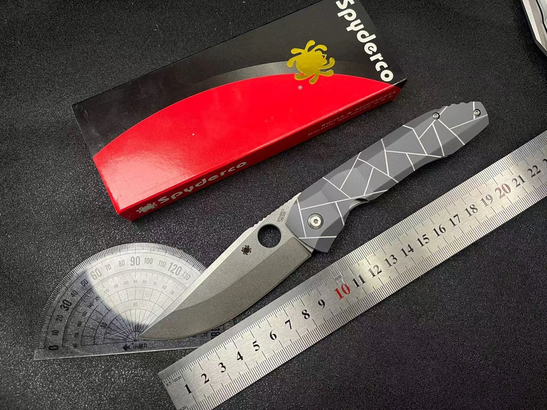 蜘蛛王C199多功能户外露营折叠刀水果刀